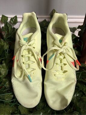 Nike Zoom Rival M9 Barely Volt Hyper Orange w/ Track Spikes and Bag, Multisport